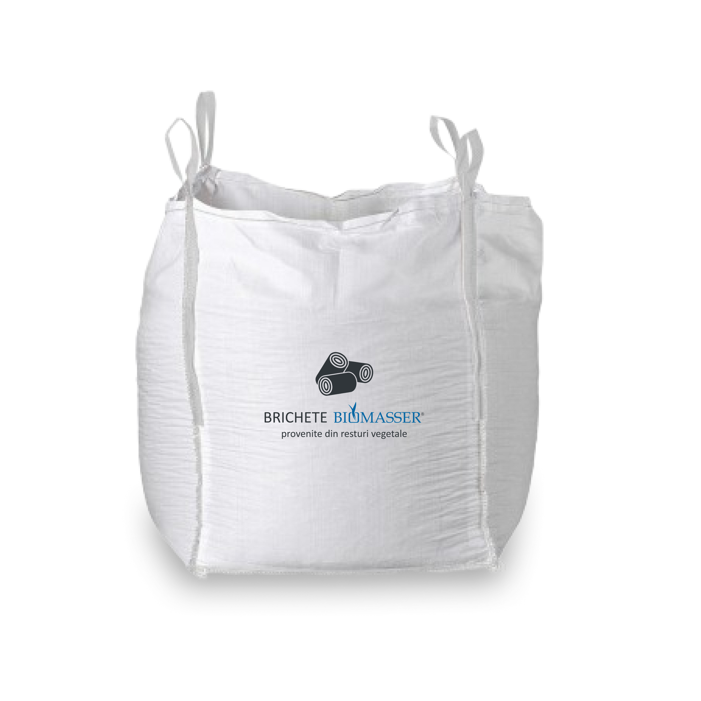 Brichete Bio BIOMASSER, Brichete paie, Big bag front view