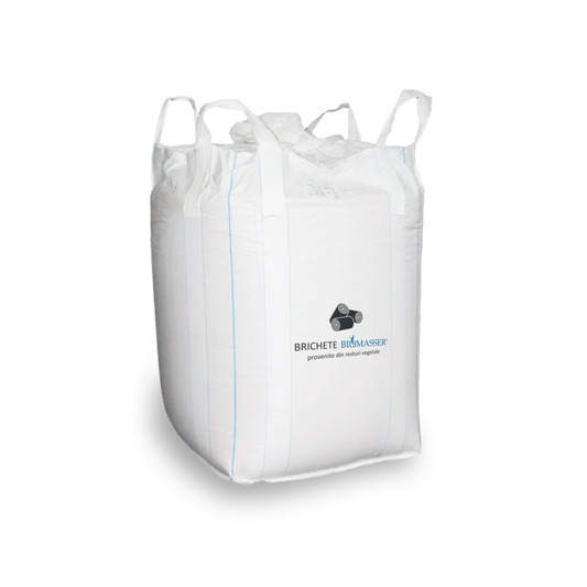 Brichete Bio BIOMASSER, Brichete paie, big bag side view